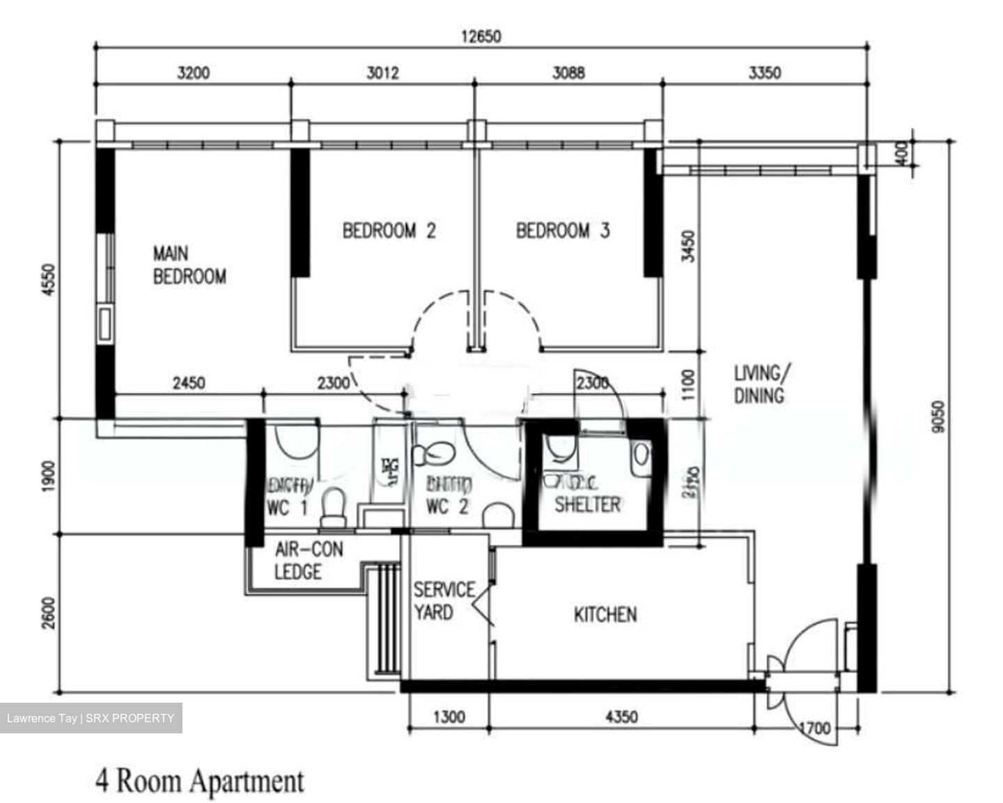 Blk 8C Kallang Trivista (Kallang/Whampoa), HDB 4 Rooms #620134781
